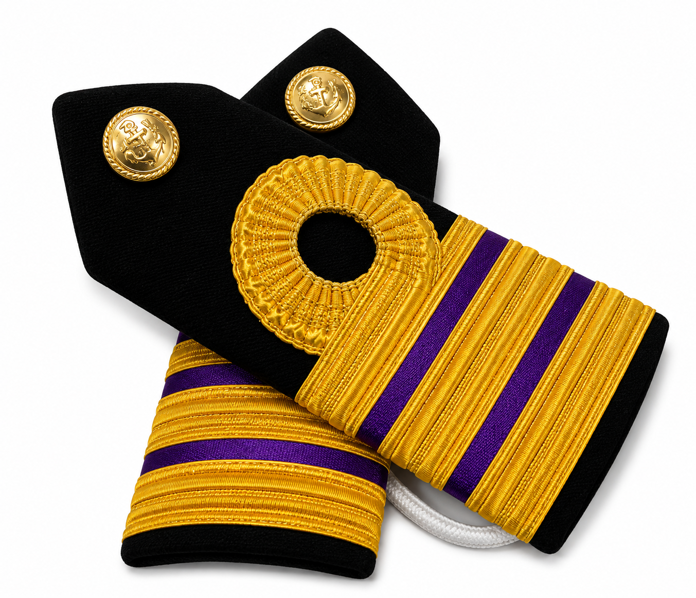 Second Engineer Round Hard Epaulettes